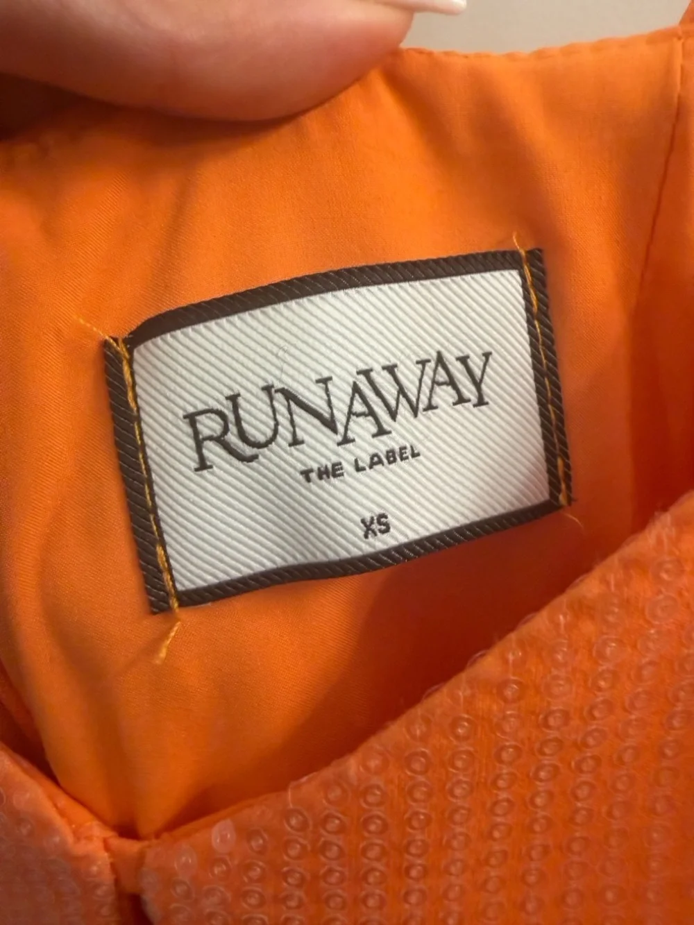 Revolve *SOLD OUT* Strapless Ombre Orange to Blue Maxi Dress - Picture 5 of 7